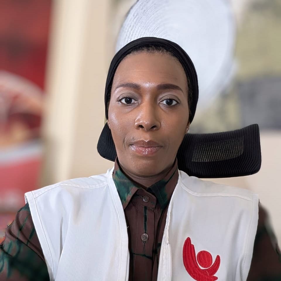 Portrait of Leyla Aïssa Hamidou, President and Coordinator of DES, in Niamey, Niger